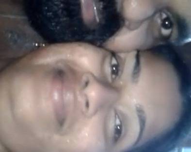 Cheating desi wife with lover guy in bathroom