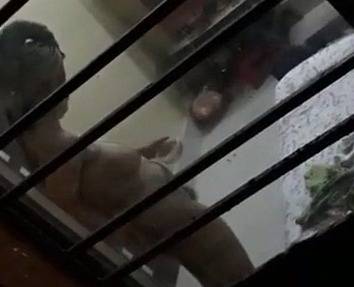 Neighbor desi dressing spycam video
