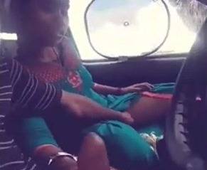 Tamil lovers car foreplay and outdoor sex