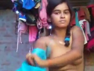 Village girl stripping salwar kameez