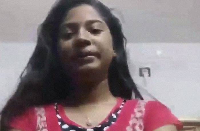 Nude desi stripping selfie