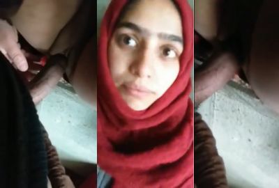 A Lahore guy fucks Hijabi GF’s bald pussy in Pakistani sex