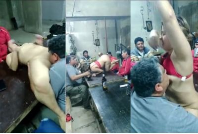 A cheap whore entertains a group of men in desi sex video 13 A cheap whore entertains a group of men in desi sex video