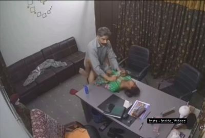 CCTV records boss’s desi office sex with his employee