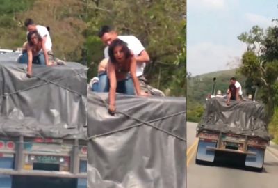 Daring NRI porn of a girl fucking outdoors on a riding truck 28 Daring NRI porn of a girl fucking outdoors on a riding truck
