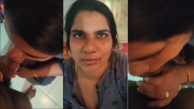 Milf sucks her stepson’s dick, and records her blowjob MMS
