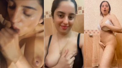 Naughty girl records her Indian sex video with multiple guys