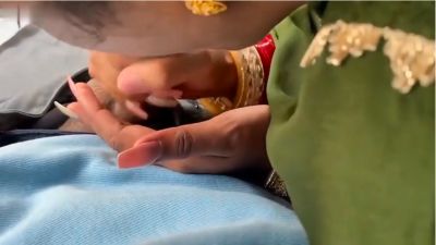 Sexy lady gives a desi blowjob to her boss in his car